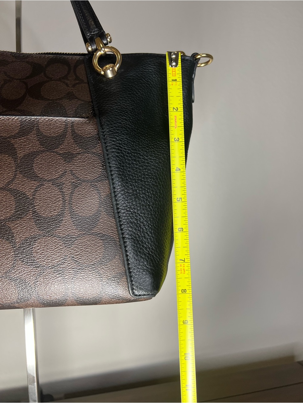 Coach Kacey Satchel Bag In Signature Canvas - Picture 8 of 14